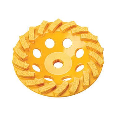 Tête de meulage diamantée boisseau 125 mm