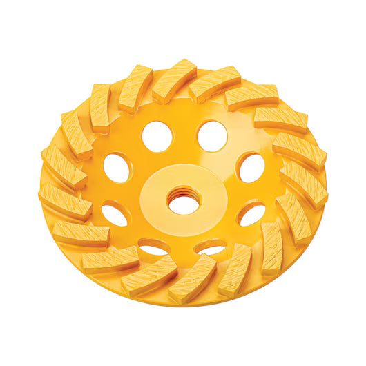 Tête de meulage diamantée boisseau 125 mm